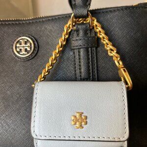 Tory Burch Leather AirPod Holder